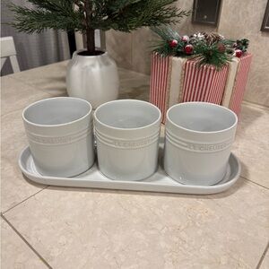 RARE Le Creuset Herb Planter Set